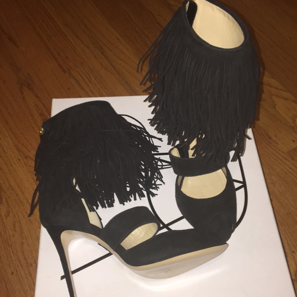 Paul Andrew fringe shoes! Still new! Never worn!